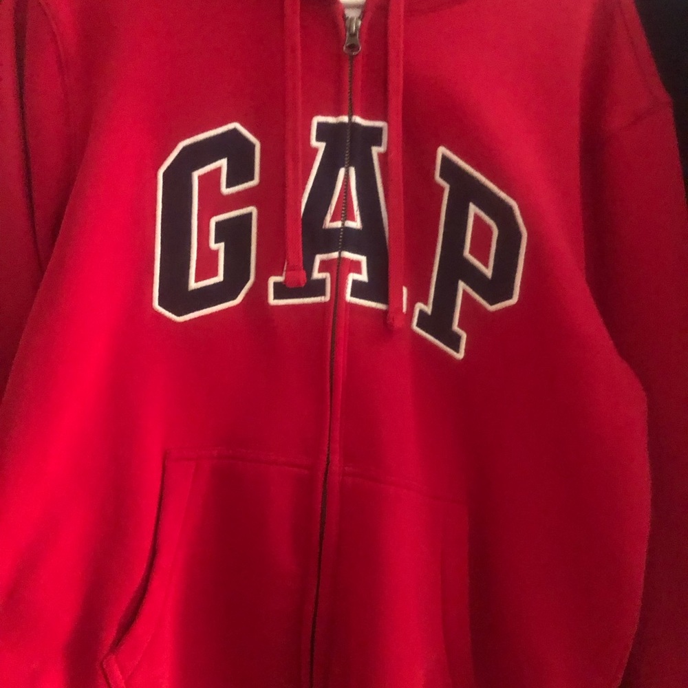 Gap red hoodie size medium
